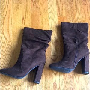 Brown High Heel Boots